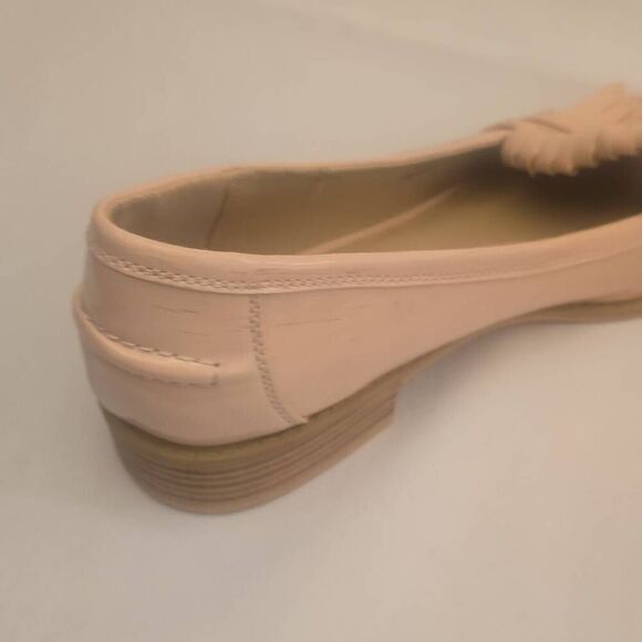 Fringe Trim Mens Tassle Loafers With Insolia Flex, Pink/Nude Color Patent, EUC, main image 7